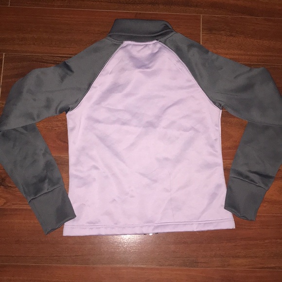Nike purple and grey full zip jacket for girls - Picture 2 of 4